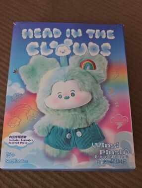 Miniso Head In The Clouds Mickey Plush Pendant Opened Blind Box (Orange)